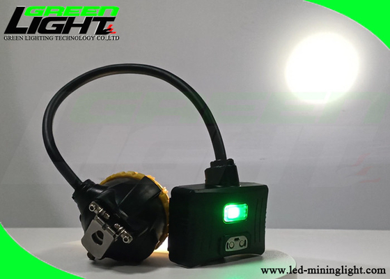 Alto amarillo semi atado Shell For Coal Mining negra del ABS de Cap Lamp del minero de la iluminación LED