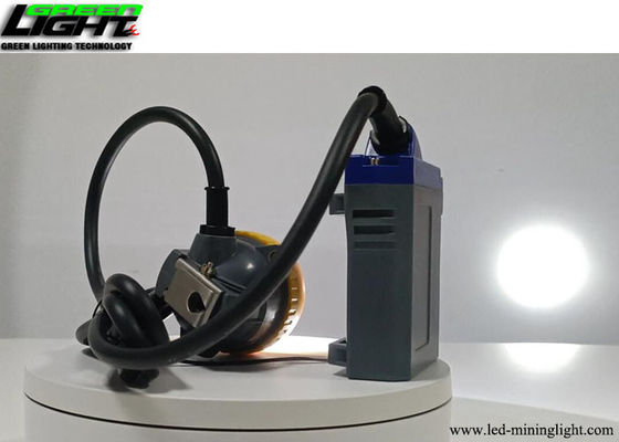 Laser que graba a LOGO Miners Cap Lamp 15000lux IP68 ignífugo con el cable