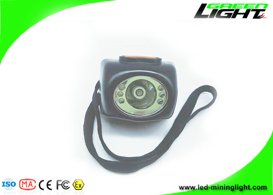 IP68 minero Headlamp Rechargeable 221lum de la pantalla de la prenda impermeable 8000lux Digitaces 15 horas de largo laborables hora