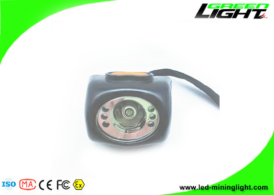 IP68 minero Headlamp Rechargeable 221lum de la pantalla de la prenda impermeable 8000lux Digitaces 15 horas de largo laborables hora