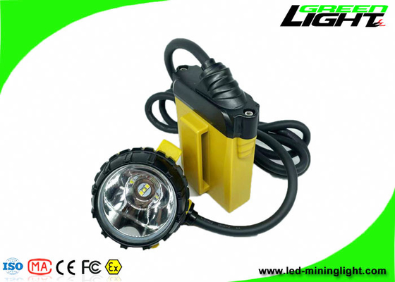 Los mineros a prueba de explosiones capsulan faro de la explotación minera de 3W Cree Led de la batería de la prenda impermeable 10400Ah SAMSUNG del lux IP68 de la lámpara 25000 el mejor