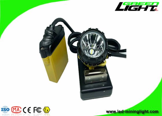 Los mineros a prueba de explosiones capsulan faro de la explotación minera de 3W Cree Led de la batería de la prenda impermeable 10400Ah SAMSUNG del lux IP68 de la lámpara 25000 el mejor