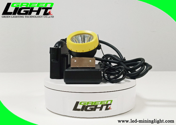 Alto brillo 10000 Lux Miner Cap Lamp IP68 para la mina oscura del carbón