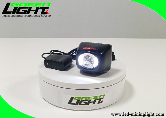 Clip de acero inoxidable de la lámpara de 8000 Lux High Beam Cordless Cap para la iluminación de la seguridad de subterráneo