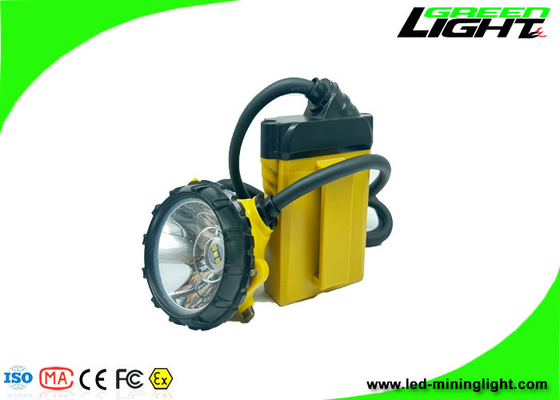 Batería atada impermeable de Lux Rechargeable Headlamp 10400MAh SAMSUNG de la lámpara de casquillo de la explotación minera de IP68 LED 25000 para la mina subterránea
