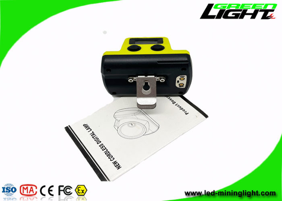 faro impermeable de los mineros de 18000lux IP68 recargable con el cargador USB de la pantalla OLED