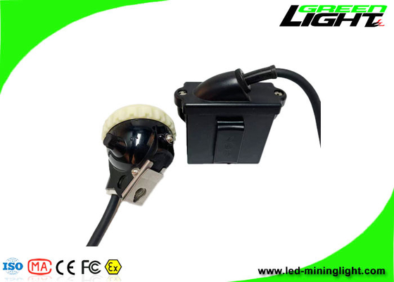 El casco de minería de 10000 lux enciende las lámparas de casquillo de minería recargables 6600mAh