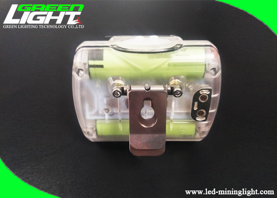 ABS transparente impermeable de la lámpara IP67 del casquillo de los mineros del compacto 15000lux LED con la exhibición de OLED