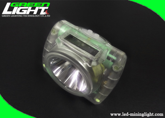 Faro de minero de carbón recargable por USB 232lum haz alto ligero ABS Shell