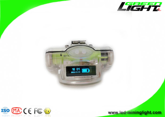Lámpara de minería portátil 6.8Ah LED Pantalla OLED Carga por USB magnética anti impacto de 13000 lux