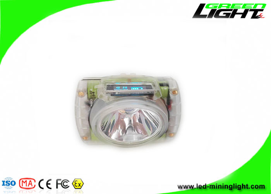 Lámpara de minería portátil 6.8Ah LED Pantalla OLED Carga por USB magnética anti impacto de 13000 lux