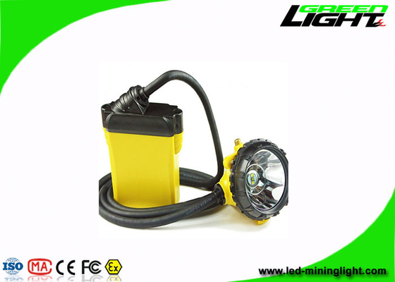 25000Lux 10.4Ah Lámpara de tapa de minería con cable Faros de minería subterránea Taza de iluminación de aluminio