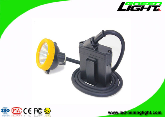 10000 Lux 18 horas 7800 mAh LED Miners Cap lámpara con cable con función de advertencia de menor potencia