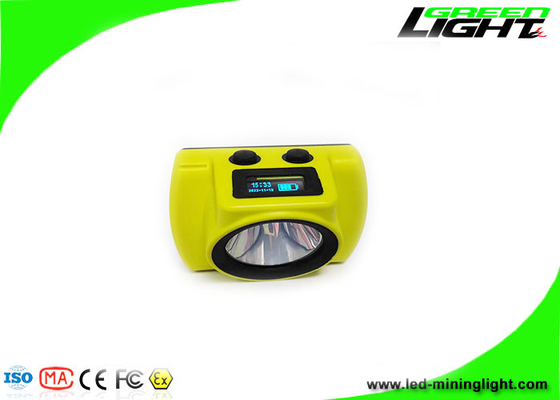 18000Lux pantalla OLED LED minero faro magnético USB recargable ABS/PC cuerpo de lámpara