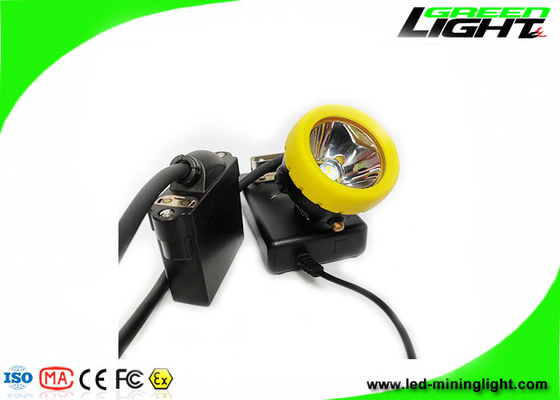 6.6Ah/7.8Ah 16 horas LED Lámpara de casquillo para mineros Recargable 10000 Lux a prueba de explosiones