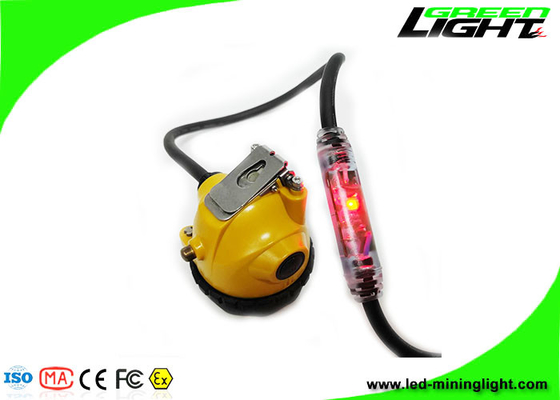 IP68 impermeable LED mineros lámpara de casquillo 25000Lux 348lum faros de minería subterránea
