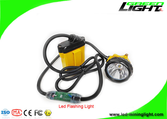 IP68 impermeable LED mineros lámpara de casquillo 25000Lux 348lum faros de minería subterránea