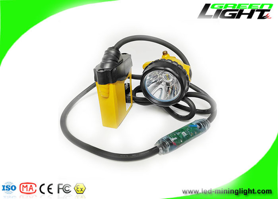 IP68 impermeable LED mineros lámpara de casquillo 25000Lux 348lum faros de minería subterránea