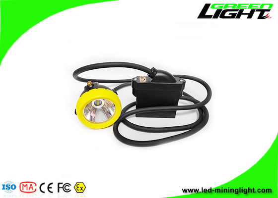 ABS Silicona 1.67W 7.8Ah Lámpara de tapa LED con cable 10000Lux Batería de iones de litio recargable USB Linterna de minero de carga