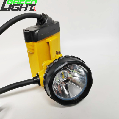 25000Lux 10.4Ah Lámpara de tapa de minería intermitente 348lum Clip de cabeza ajustable con luces de advertencia traseras