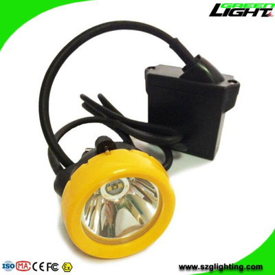 10000 minero recargable Headlamp del botón 216lum 7.8Ah del silicón de Lux Safety Mining Cap Lamp para la mina de carbón subterráneo
