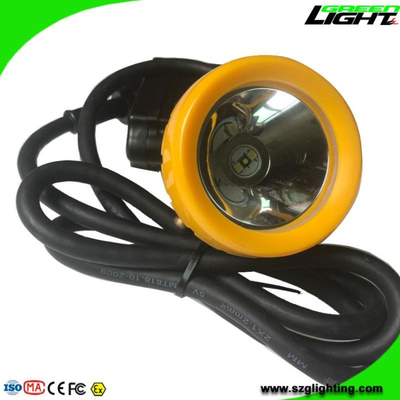 10000 minero recargable Headlamp del botón 216lum 7.8Ah del silicón de Lux Safety Mining Cap Lamp para la mina de carbón subterráneo