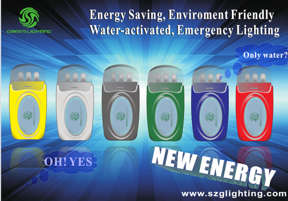 luz Agua-activada con la nueva energía para la iluminación del emergncy