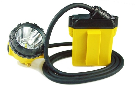 Los mineros impermeables 10.4AH se encienden, 25000 Lux Strong Brightness Miners Lamp 