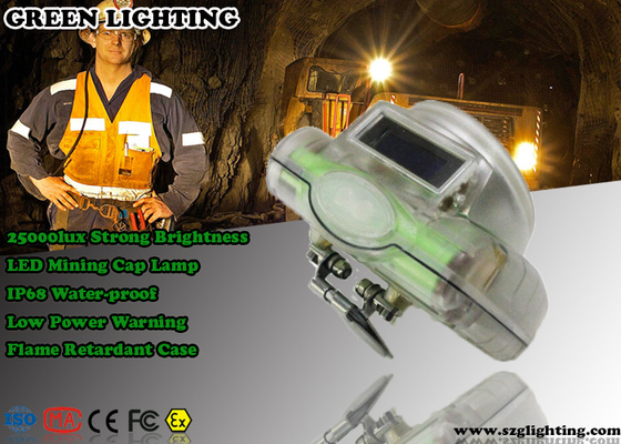 Luces mineras sin cuerda a prueba de explosiones del casquillo del color verde OLED de Customzied