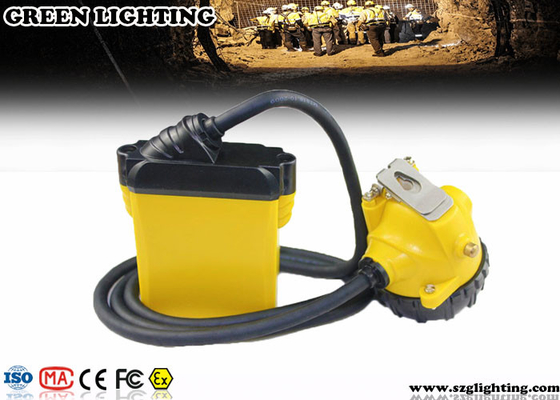 25000lux aprobado IP68 3W Cree Safety Mining Cap Lights con la iluminación de 3 niveles