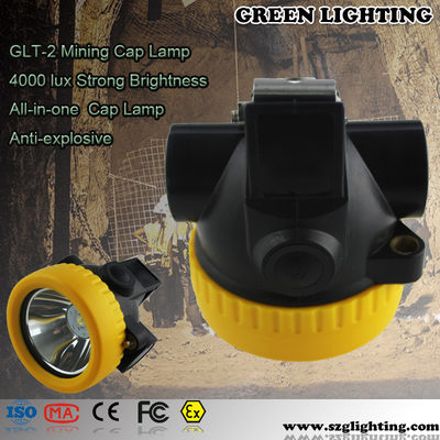 lámpara de explotación minera inalámbrica de 3.7V LED con 2.2Ah Li-Ion Battery recargable