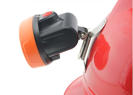 Luz del casco de mineros de la seguridad del OEM, faro del casco de los materiales 2.8Ah del ABS 