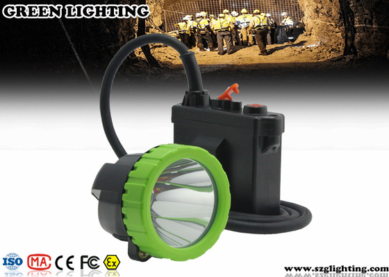 50000 lux IP67 llevaron la lámpara de explotación minera, luces carboníferas de la batería de la capacidad 11.2Ah 