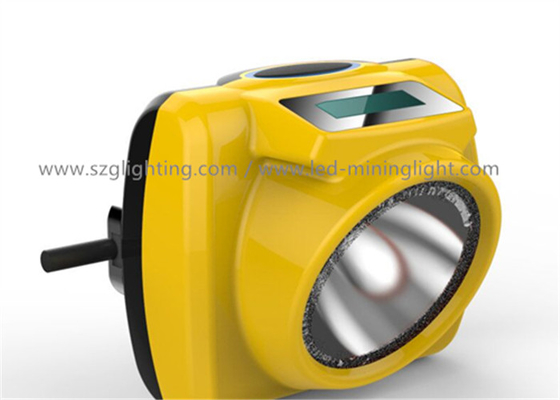 Luz llevada recargable del casco de IP68 ATEX con la batería de la pantalla 6.2Ah de OLED
