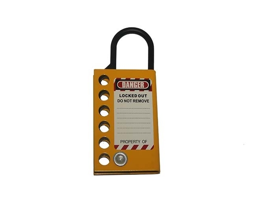 grillo de aluminio 5 milímetros gruesos de 50 * 116 del milímetro del cierre de Tagout candados del cerrojo 6pcs