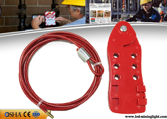 El cable rojo cierra hacia fuera el cable de acero inoxidable del cuerpo de la PC los candados de 4 pedazos disponibles