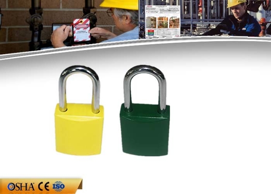 Superficie estable de la capa de pintura de la seguridad de los candados de aluminio coloridos del cierre