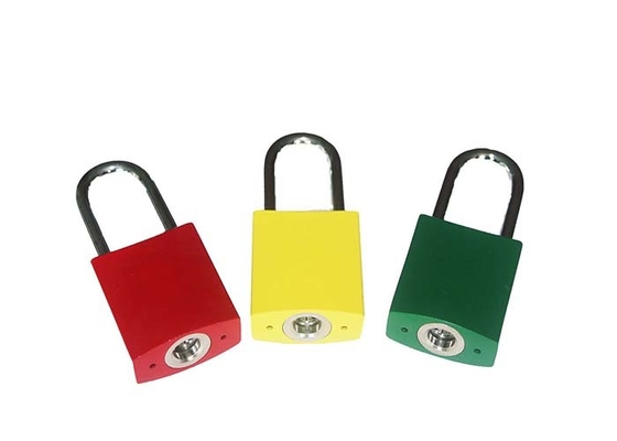 Superficie estable de la capa de pintura de la seguridad de los candados de aluminio coloridos del cierre
