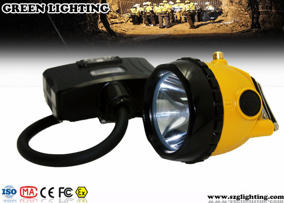 Lámpara de mineros llevados semi atada con el piloto posterior, minero Headlight de 6.8Ah 3.7V