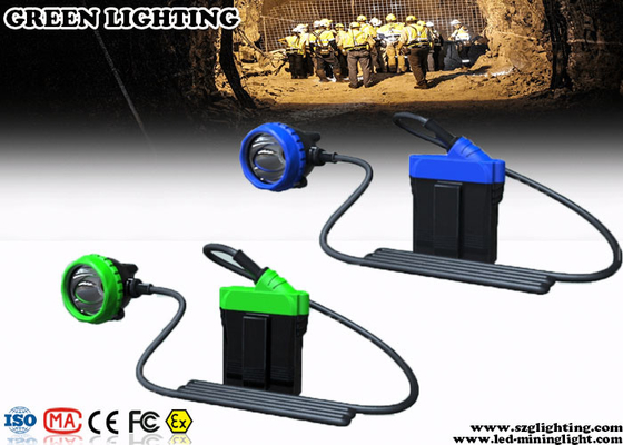 El casquillo minero a prueba de explosiones enciende 25000 Lux Strong Brightness Corded Style