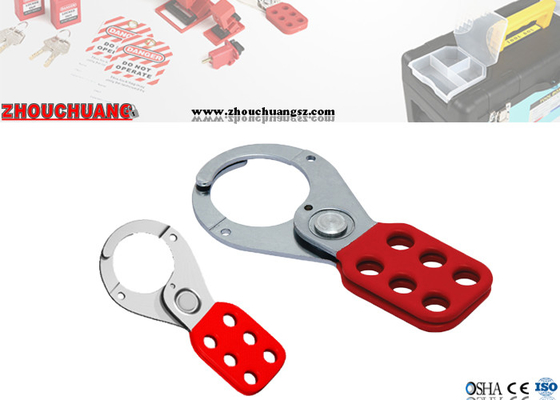 La seguridad roja cierra hacia fuera seis agujeros que el vinilo cubrió el grillo de la cerradura de 1 pulgada/1,5 pulgadas