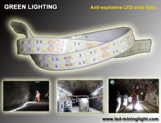 La prenda impermeable flexible 1500 de la tira del lum explsoive anti LED 60pcs llevó cada metro