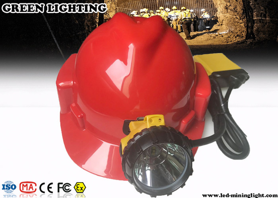 minero de subterráneo de 3W 10.4Ah Cap Lamp, faro recargable del LED con el piloto