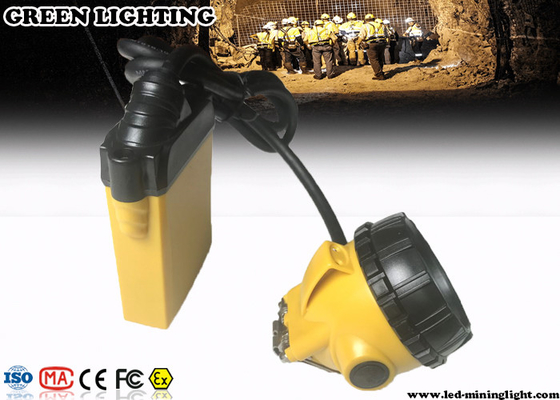 minero de subterráneo de 3W 10.4Ah Cap Lamp, faro recargable del LED con el piloto