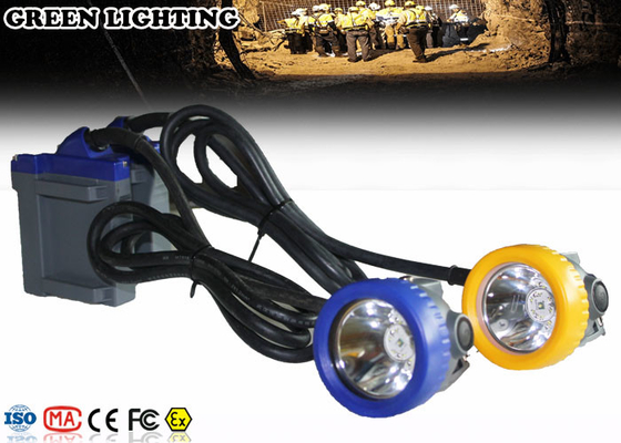 Peso recargable antiexplosivo del faro 560g de GLT-7B IP67 3W 10000lux LED