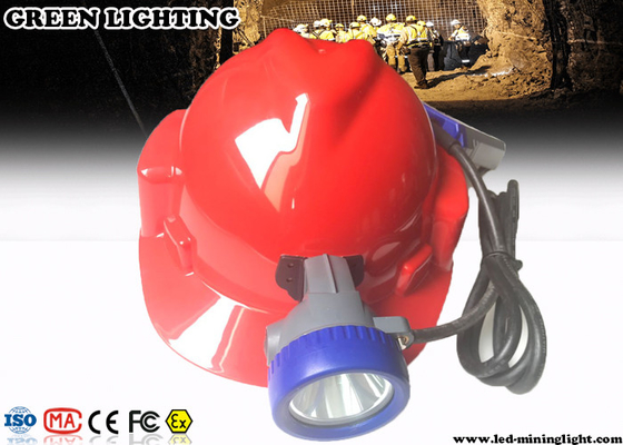 lámpara de casquillo minera recargable de la seguridad atada de 1.2Watt 230Lumens con 15000 Lux Strong Brightness