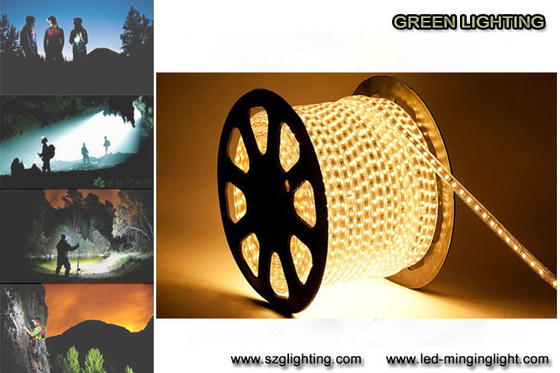 Grado impermeable flexible colorido de la luz de tira de la seguridad LED de SMD5050 7.2W/de M 0.6A IP67