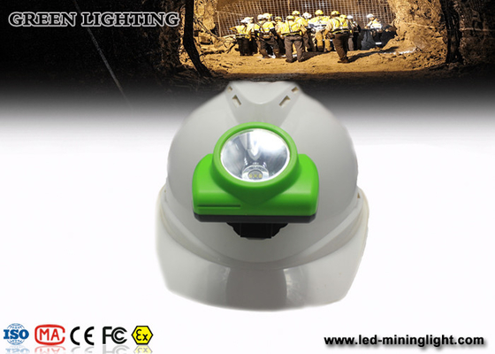 Luz de la explotación minera de 15000 lux LED, lámpara de casquillo de los mineros de la pantalla de Oled de la iluminación 1W