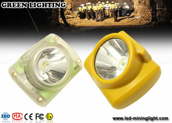 PC minera llevada peso ligero luz/6000 de IP65 Lux Hard Hat Headlamp Meterial