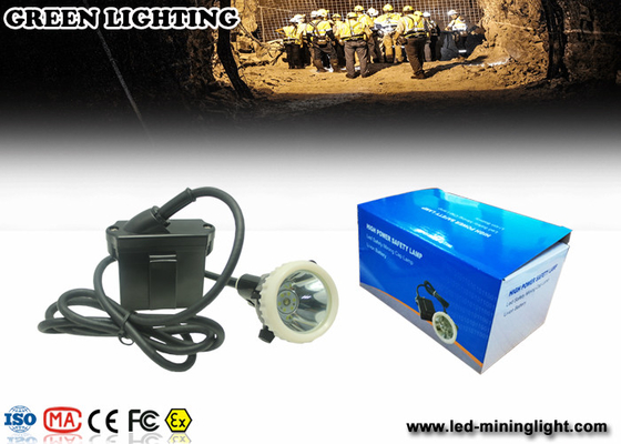Lámpara de casquillo llevada seguridad impermeable 4000 lux/6.6ah con Li - Ion Battery, tiempo de trabajo largo
